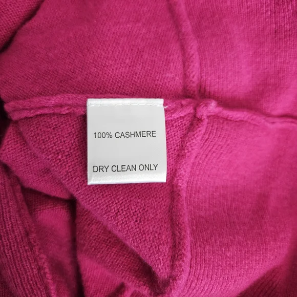 100% Cashmere Pink Tunic Top - Picture 7 of 7